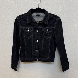 GUESS Girls Black Denim Jacket